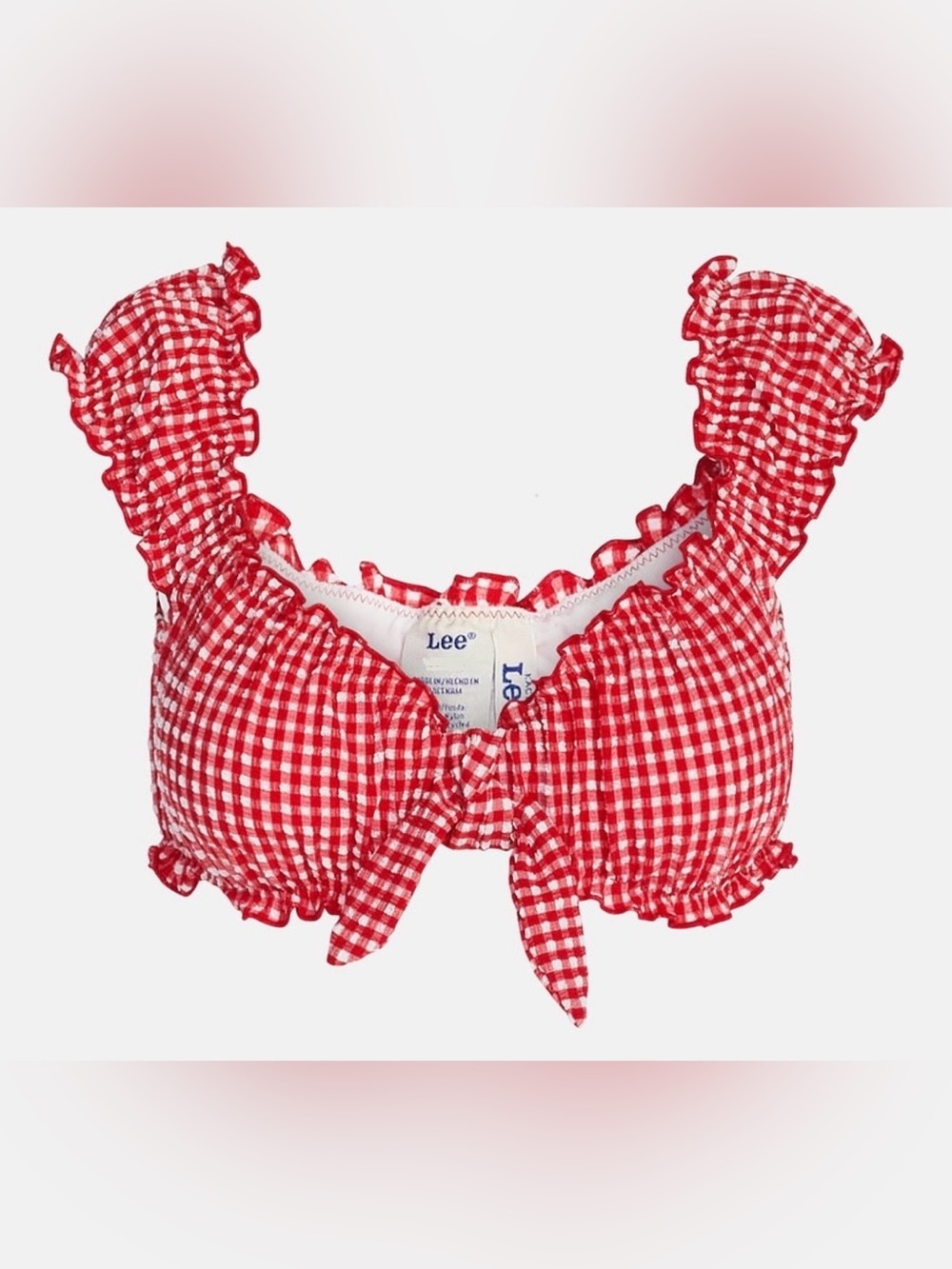 Lee x Kacey Musgraves Gingham Bikini Top